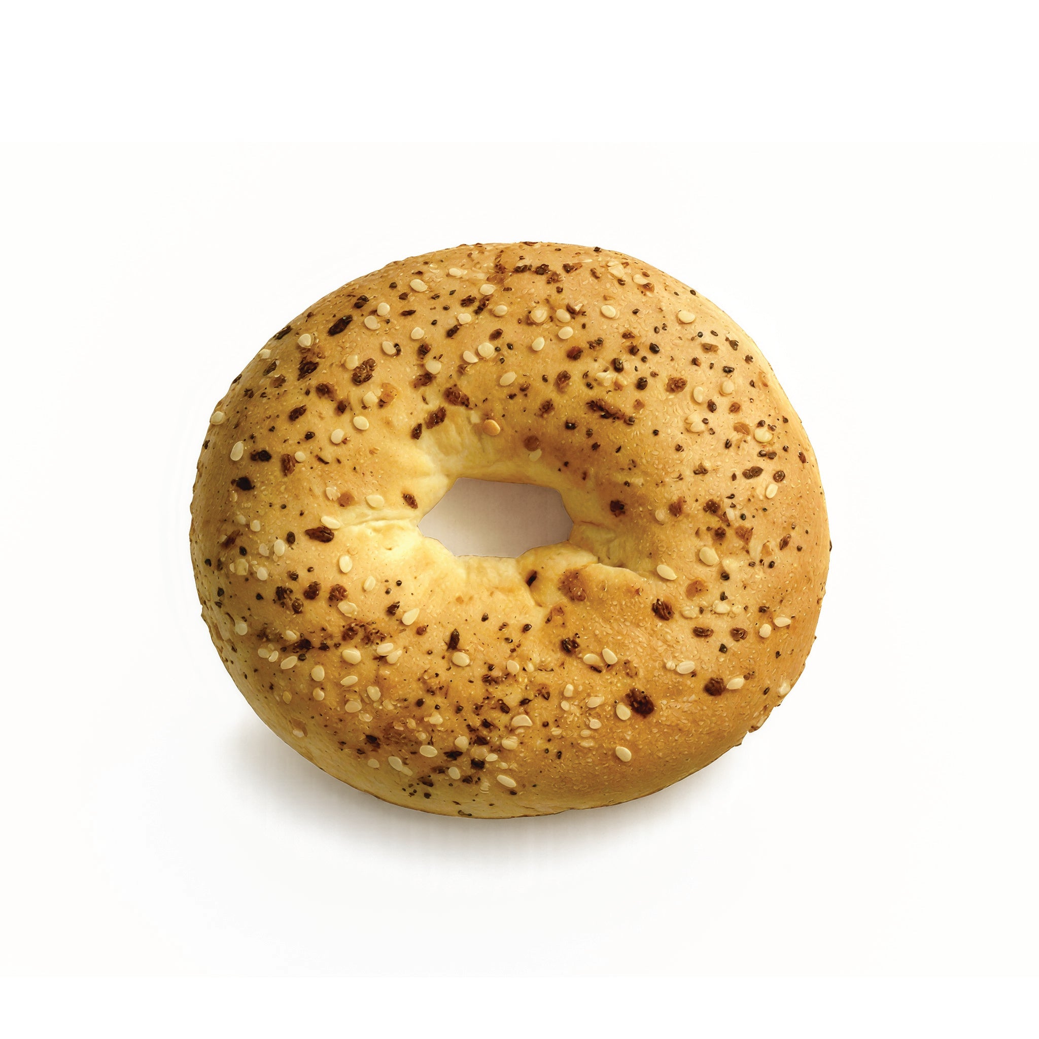 Everything Fit Bagel Top Down